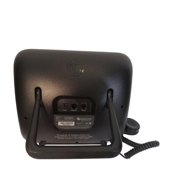 Caption Call Phone 78T Black Hearing Impaired Touch Screen Ethernet Tested - Picture 11 of 16